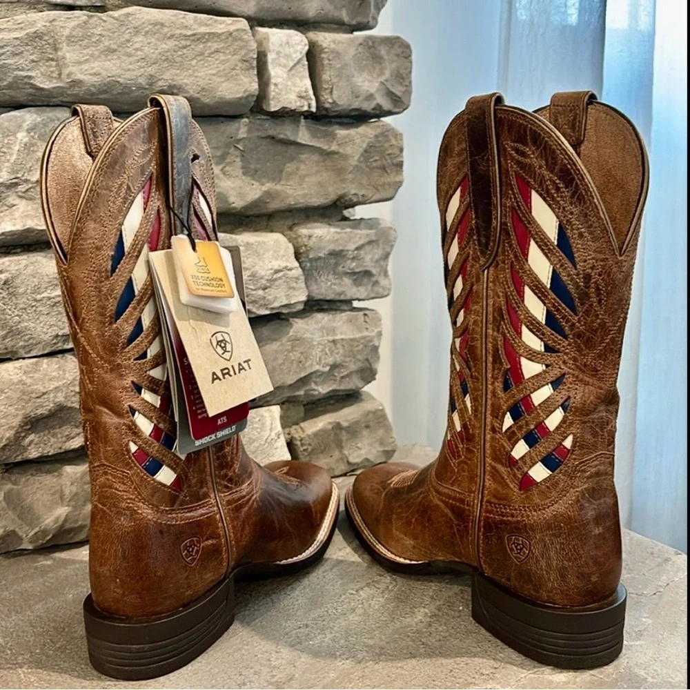 Ariat Longview Burlap Shock Shield & ATS technology,duratread sole,anti-fatigue - Picture 6 of 15